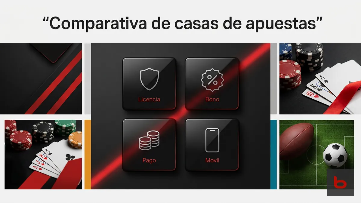 Tabla comparativa de licencia, bono, métodos de pago y app entre Bodog y alternativas en Chile