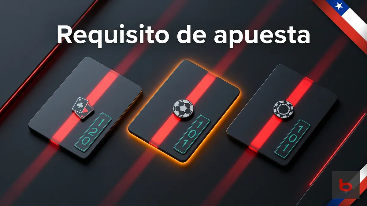 Requisitos de apuesta (rollover) del bono de bienvenida de Bodog Chile por producto