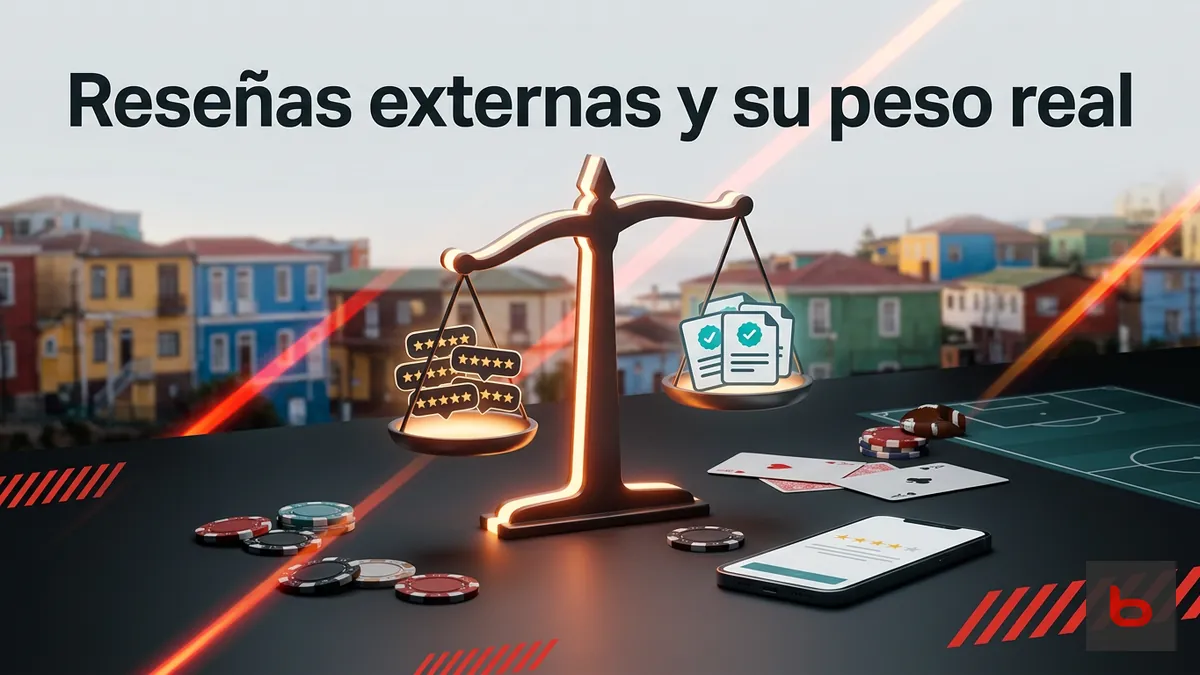Balanza entre estrellas de reseñas externas y documentos verificados sobre Bodog en Chile