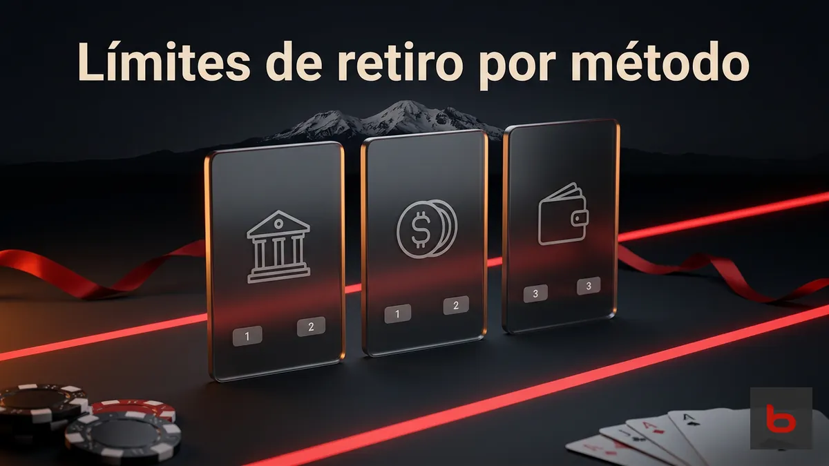 Montos mínimos y máximos de retiro en Bodog Chile según el método de pago